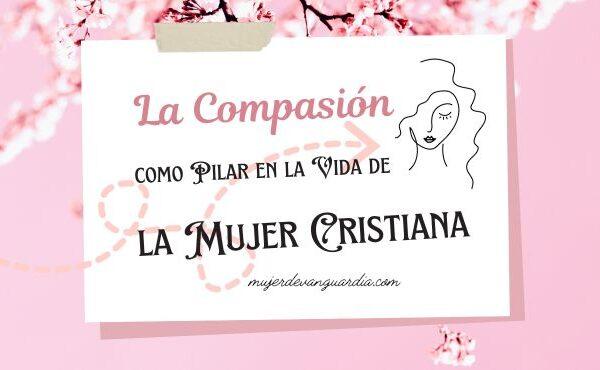 Fondo rosa con mensaje de compasión para la mujer