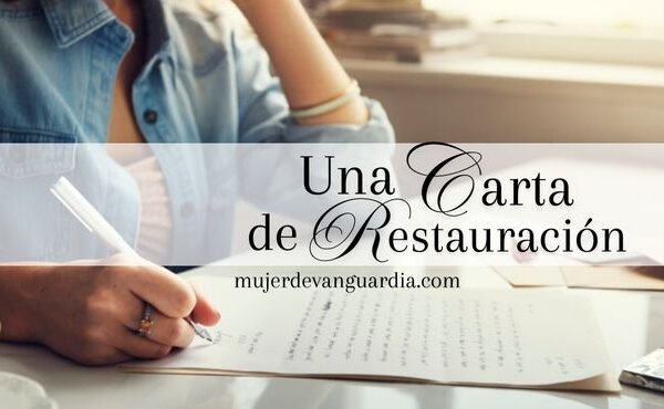 Una carta de restauración