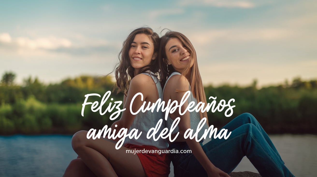 Feliz cumpleaños amiga del alma